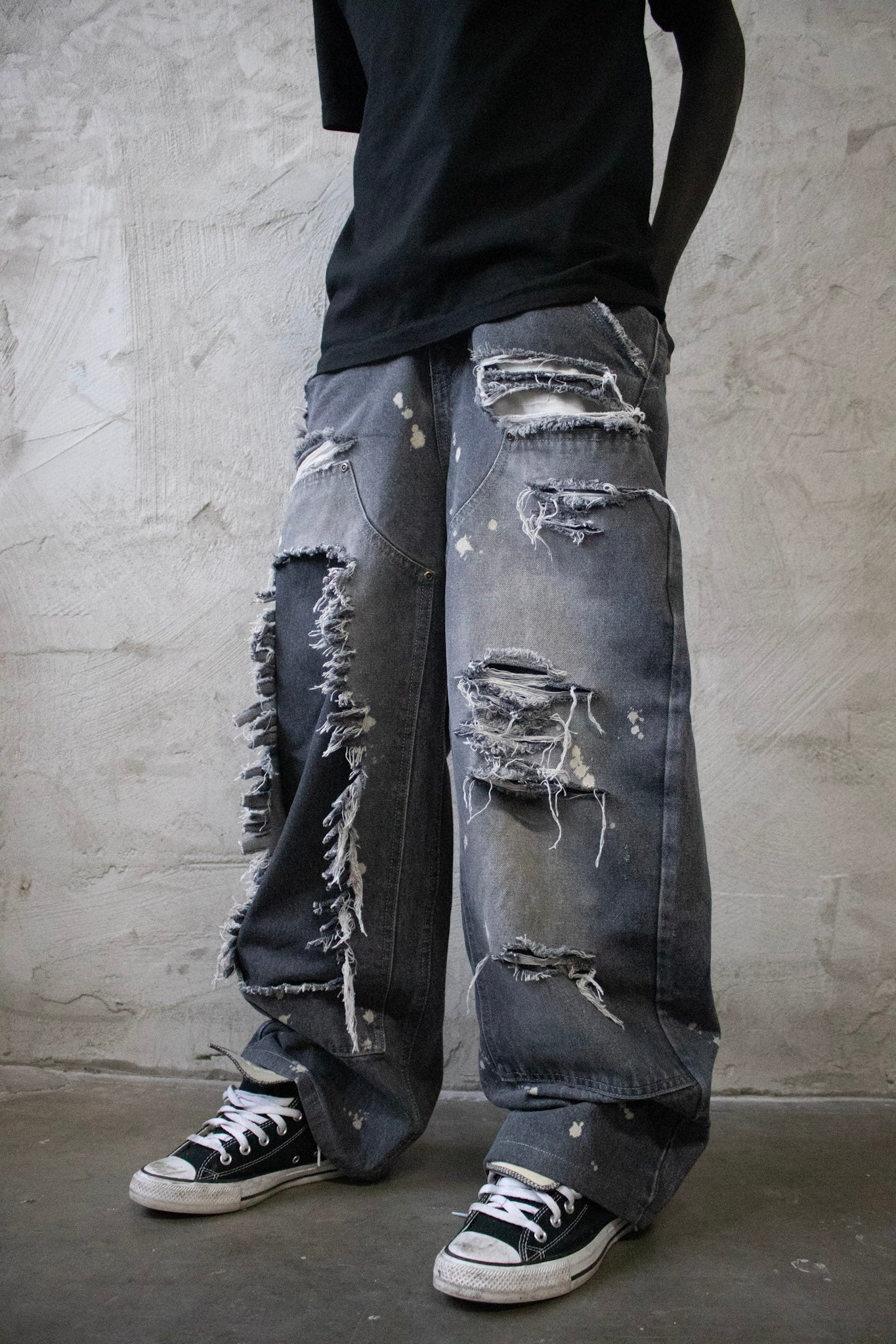 BLACK WORK PANTS